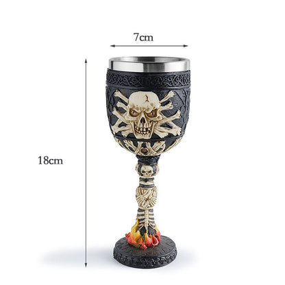 Copa de  de vino, decoraciones medieval , vikingo 