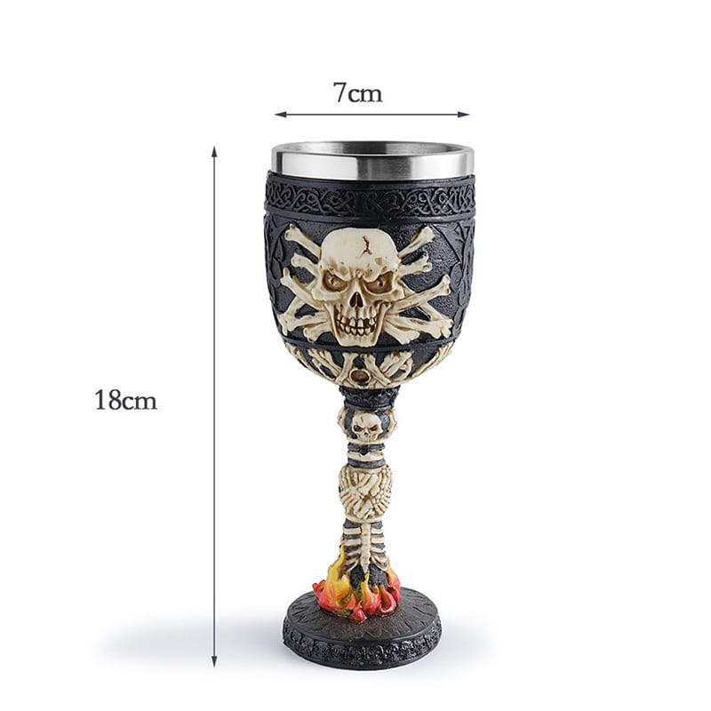 Copa de  de vino, decoraciones medieval , vikingo 