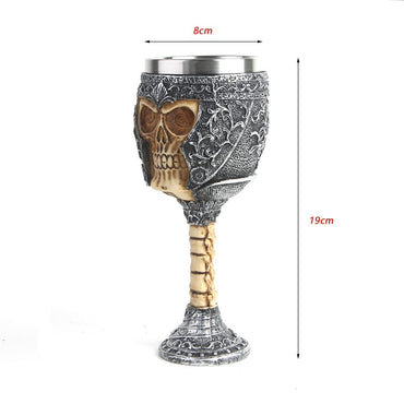 Copa de  de vino, decoraciones medieval , vikingo 