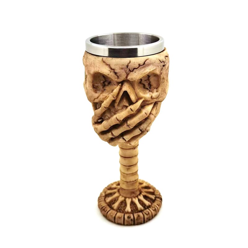 Copa de  de vino, decoraciones medieval , vikingo 