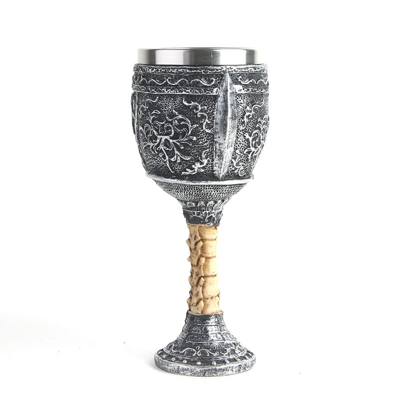 Copa de  de vino, decoraciones medieval , vikingo 