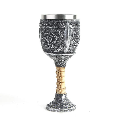 Copa de  de vino, decoraciones medieval , vikingo 