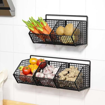 Estante canasta colgante cocina caja de almacenamiento de veduras y utensillos