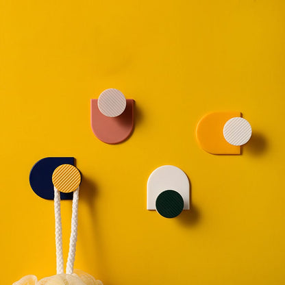 Gancho soporte de pared adhesiva potente sin marcas  cocina , baño  o sala colores unicos 