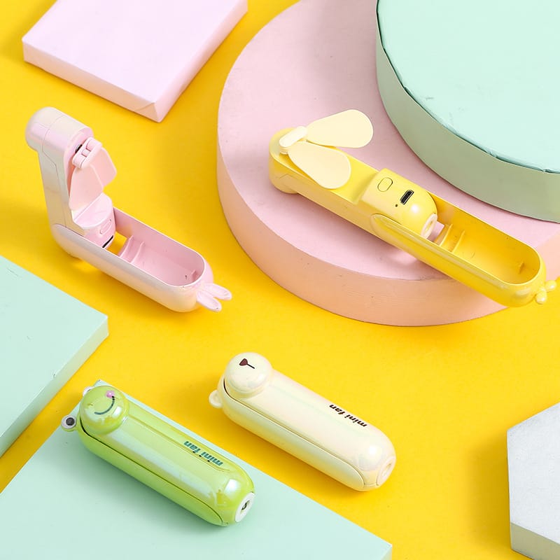 Llavero, ventilador de aire plegable, tecla de interruptor de viaje, pulsera de mano