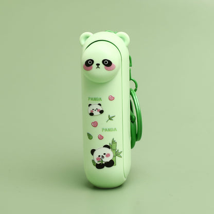 Llavero, ventilador de aire plegable, tecla de interruptor de viaje, pulsera de mano