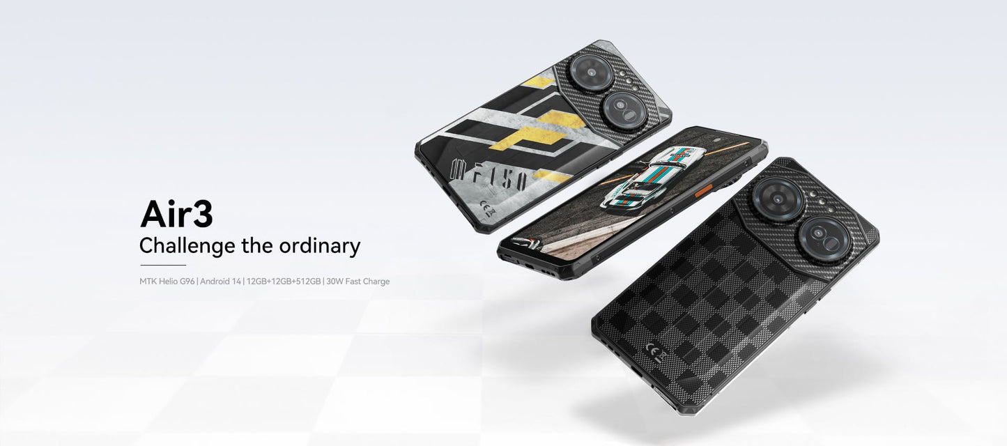 IIIF150 AIR3 6.6 pulgadas 12+512g 5500mAh Soporte de teléfonos inteligentes NFC 