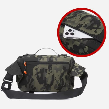 Riñonera táctica de pesca multicapa. Ideal para actividades al aire libre, viajes, deportes y senderismo. Puede usarse como bolso de hombro para guardar accesorios de pesca.