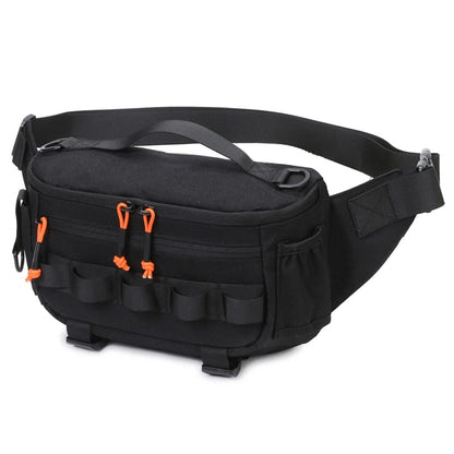 Riñonera táctica de pesca multicapa. Ideal para actividades al aire libre, viajes, deportes y senderismo. Puede usarse como bolso de hombro para guardar accesorios de pesca.