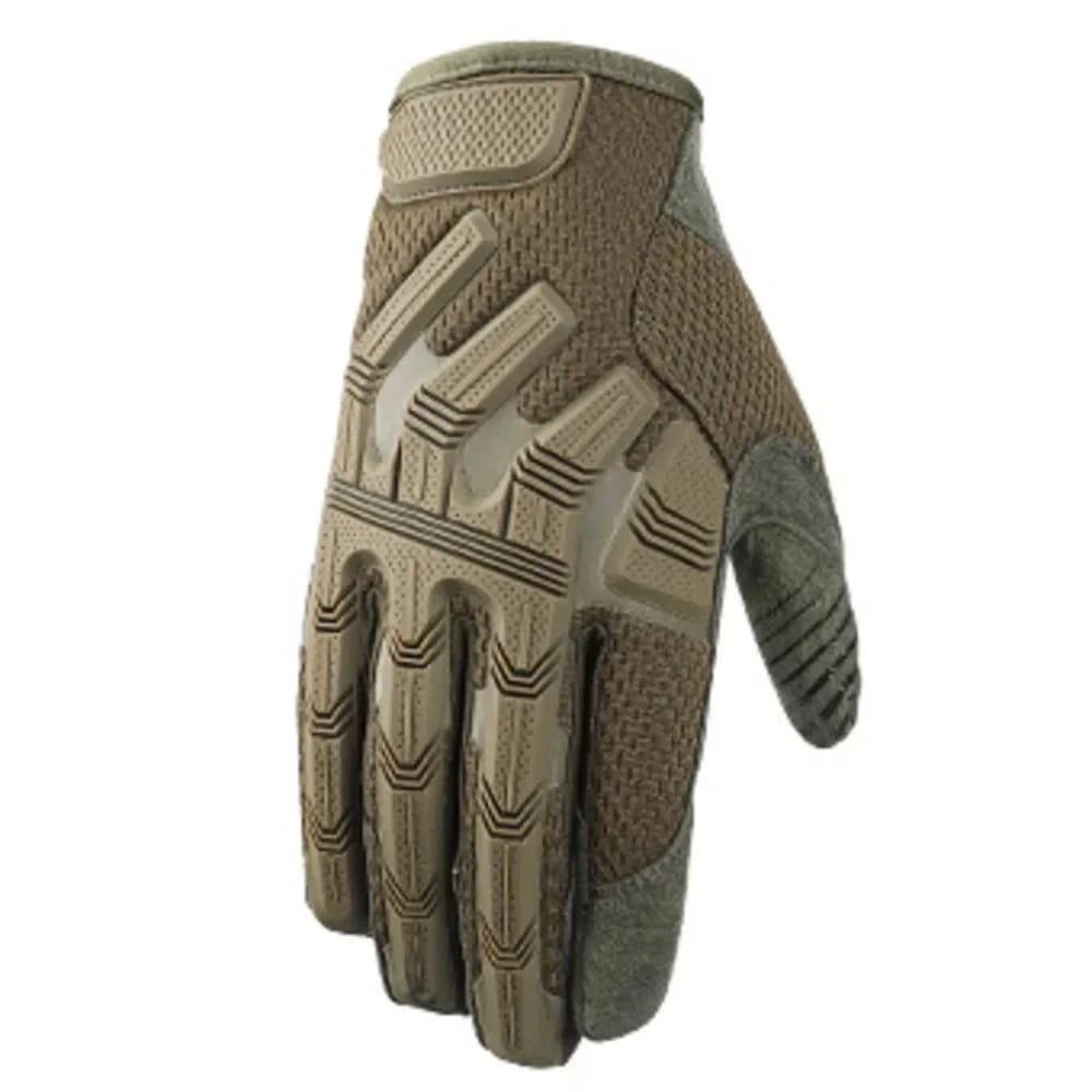 Guantes tácticos deportivos con protección total, antideslizantes, ideales para moto, montañismo y compatibles con pantalla táctil.