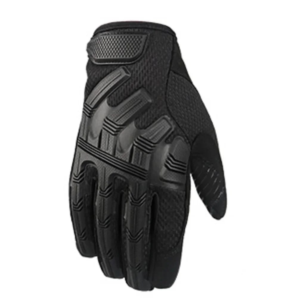 Guantes tácticos deportivos con protección total, antideslizantes, ideales para moto, montañismo y compatibles con pantalla táctil.