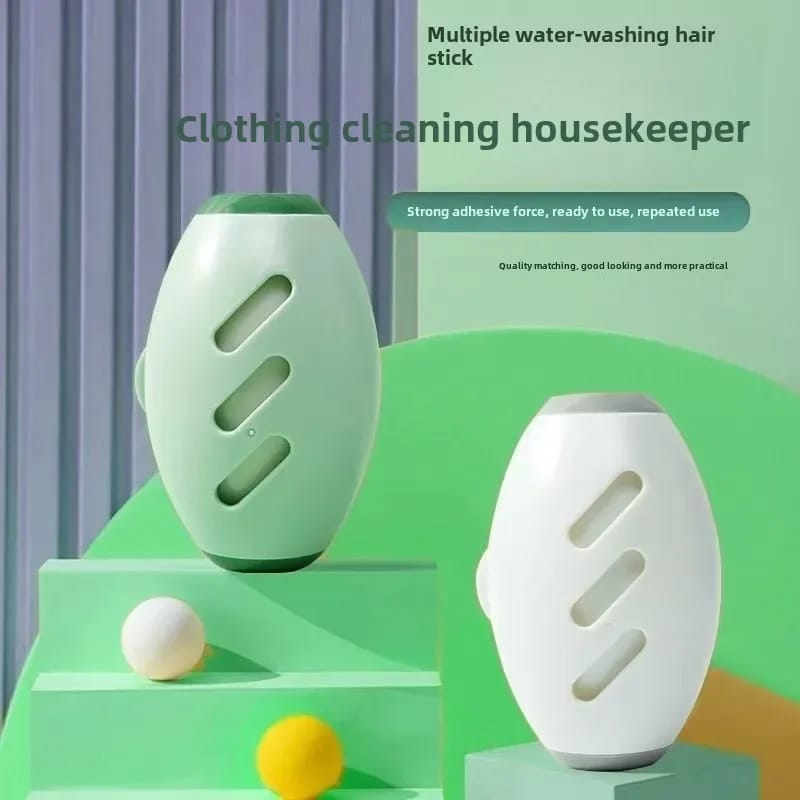 Rodillo Quita Pelusas Reutilizable y Lavable con Adhesivo Fuerte. Ideal para limpiar ropa, pelos de mascotas y muebles de forma eficiente.