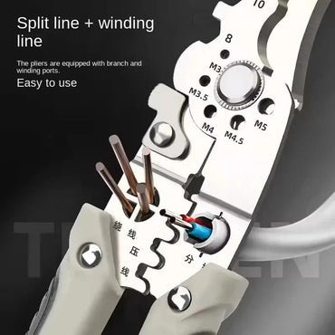 Pinza Multi-funcional Profesional para Electricistas. Herramienta especializada