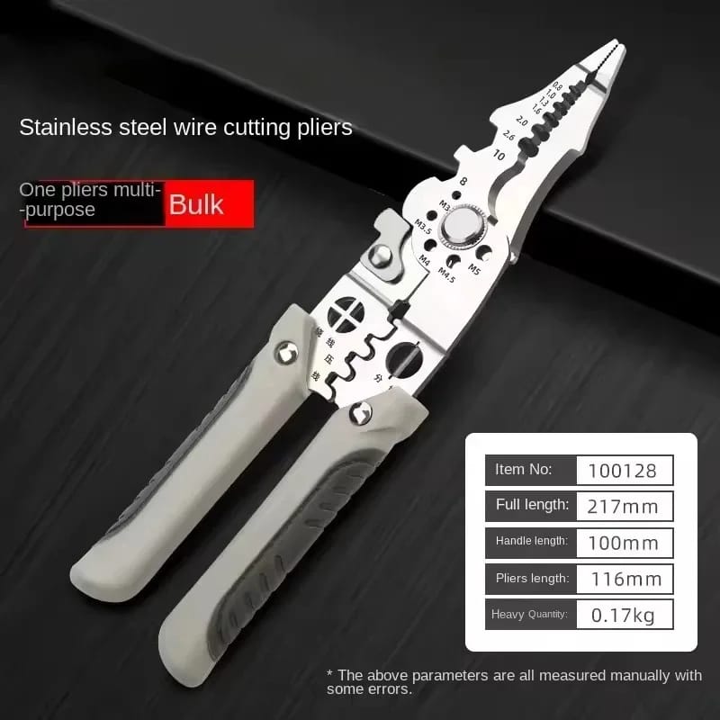 Pinza Multi-funcional Profesional para Electricistas. Herramienta especializada