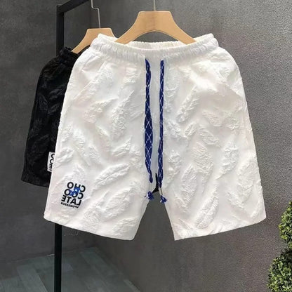 Short de Hombre Ancho y Suelto (Baggy) Estilo Board de Playa. Pantalón corto 3/4 (Tres Cuartos) con cordón ajustable, ideal para el verano. Tela fina, fresca y liviana. ¡Modelo nuevo de corte vin