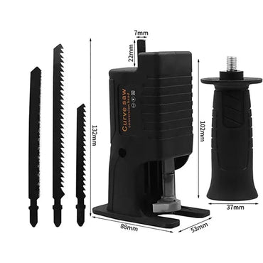 Conversión de perforación,convierte taladro en sierra 