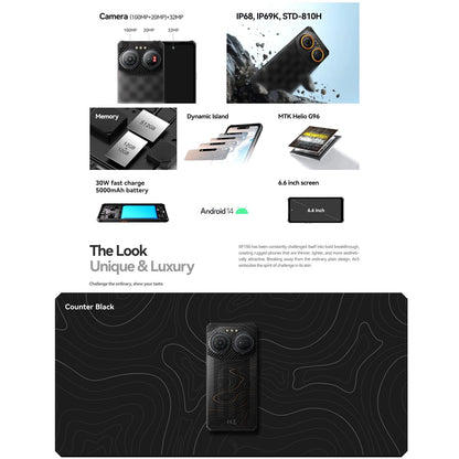 IIIF150 AIR3 6.6 pulgadas 12+512g 5500mAh Soporte de teléfonos inteligentes NFC 