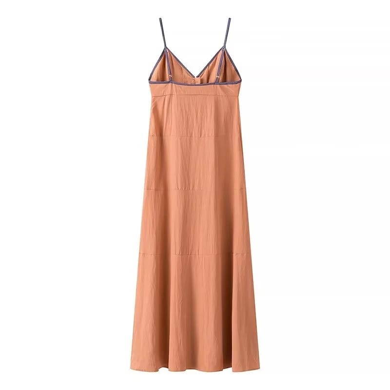 Maxivestido solera al cuerpo