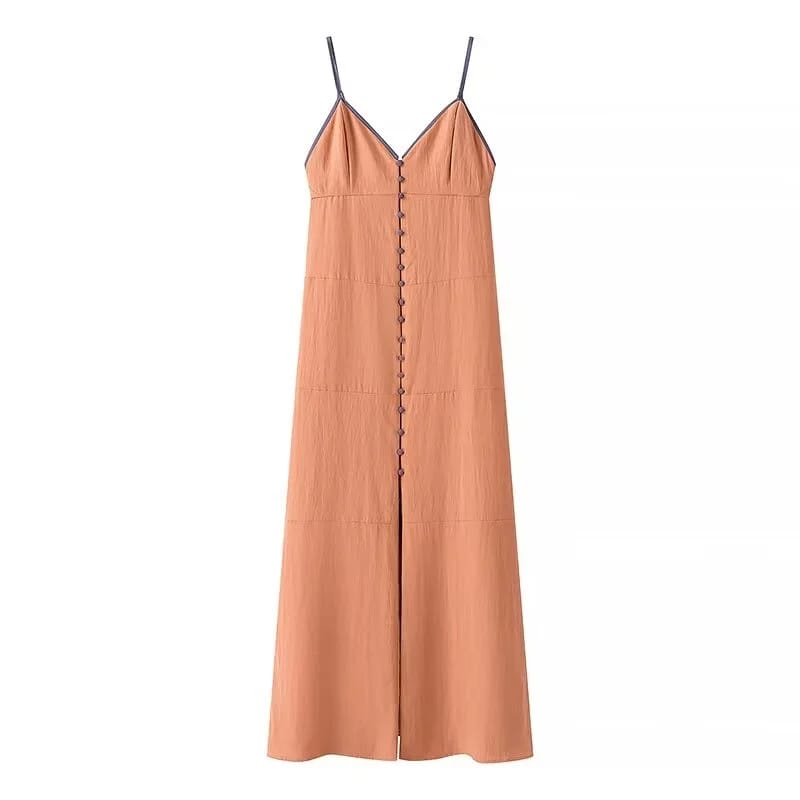 Maxivestido solera al cuerpo