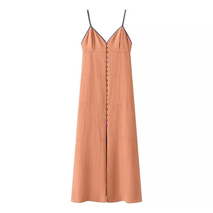 Maxivestido solera al cuerpo