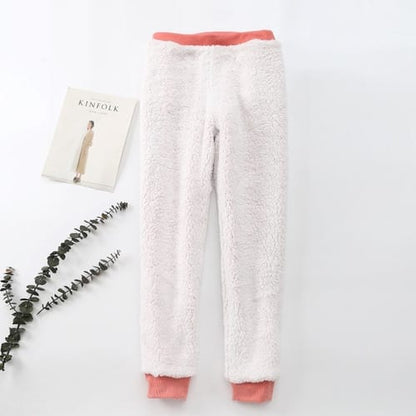 Pantalon deportivo mujer con corderito
