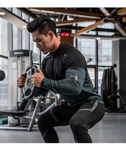 Buzo hombre deportivo con cierre gimnasio