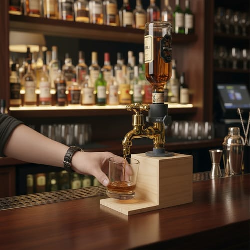 Dispensador de botella con canilla