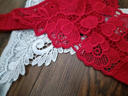 Tanga toda bordada al frente lisa atrás