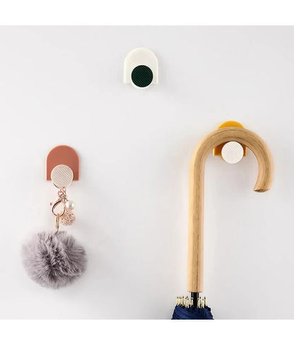 Gancho soporte de pared adhesiva potente sin marcas  cocina , baño  o sala colores unicos 