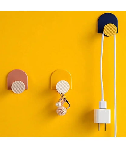 Gancho soporte de pared adhesiva potente sin marcas  cocina , baño  o sala colores unicos 