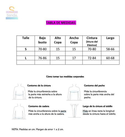 Babydoll Lenceria  de encaje con portaliga Corazones