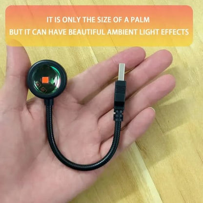 Lámpara Proyectora Atardecer USB 7 COLORES