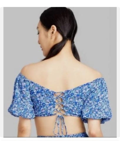 Top dama Wild Fable TG Gasa floreada