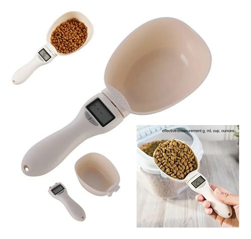 Cuchara con balanza para alimentos