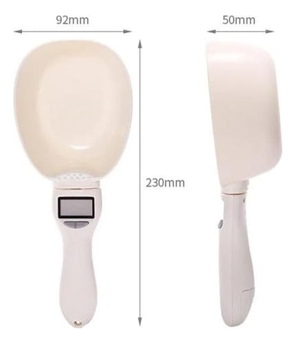 Cuchara con balanza para alimentos