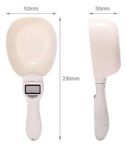 Cuchara con balanza para alimentos