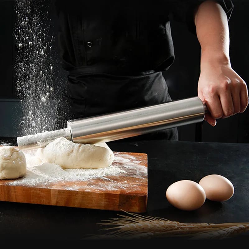 Palo de Amasar de Acero Inoxidable Antiadherente