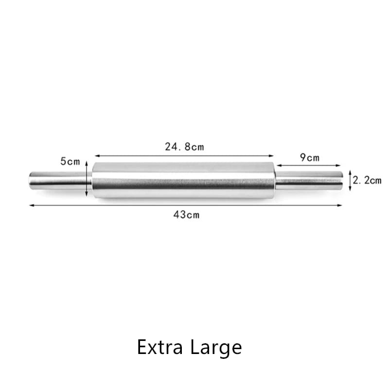 Palo de Amasar de Acero Inoxidable Antiadherente