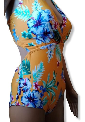 bikini dama entera flores 