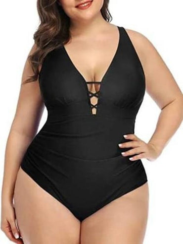 Bikini entero TG con escote 