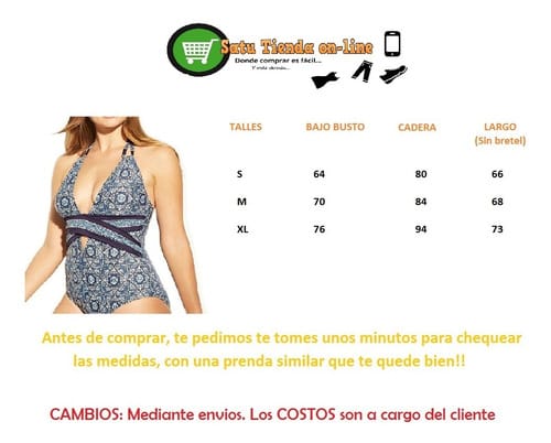 Bikini dama entero con margaritas 