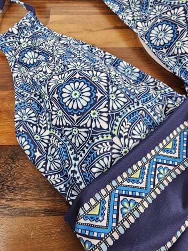 Bikini dama entero con margaritas 