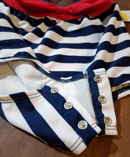 Maya entera moña rayada niña marinero