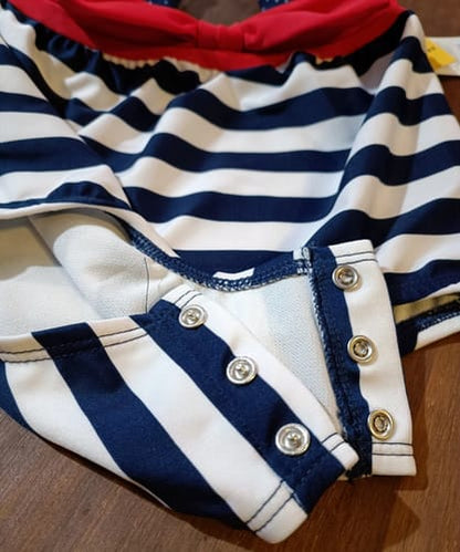 Maya entera moña rayada niña marinero