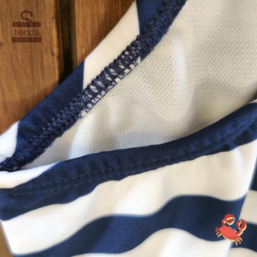 Maya entera moña rayada niña marinero