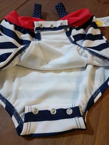 Maya entera moña rayada niña marinero