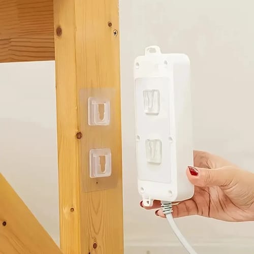 Par de encastres adhesivo multiuso 