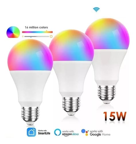 Lamparilla LED inteligente con bluetooth y wifi RGB