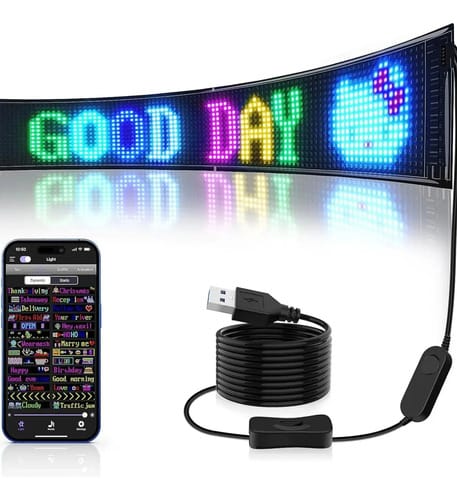 Panel letrero de matriz led con control y bluetooth