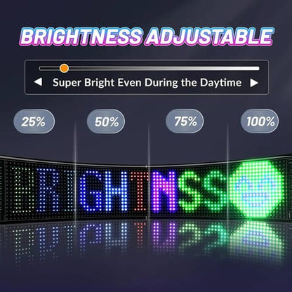 Panel letrero de matriz led con control y bluetooth